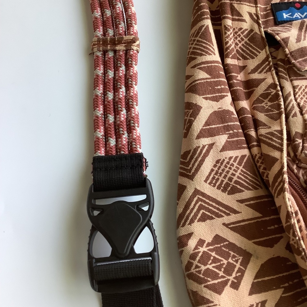 KAVU Rope Sling Bag Crossbody Aztec Geometric "Clear Above Visibility Unlimited" - Picture 12 of 15